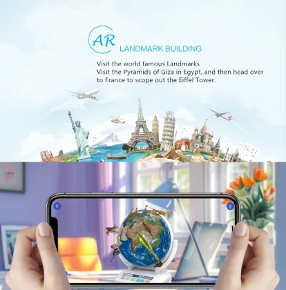 EASWORD E2588 Smart talking Globe Explorer AR