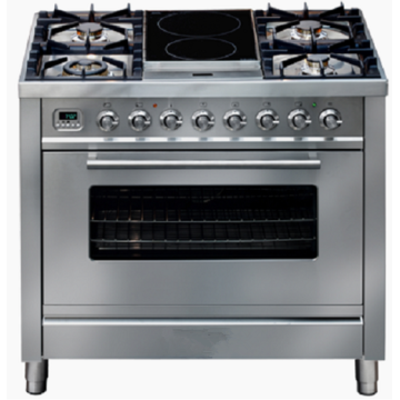 Black Cooker Electric forno independente