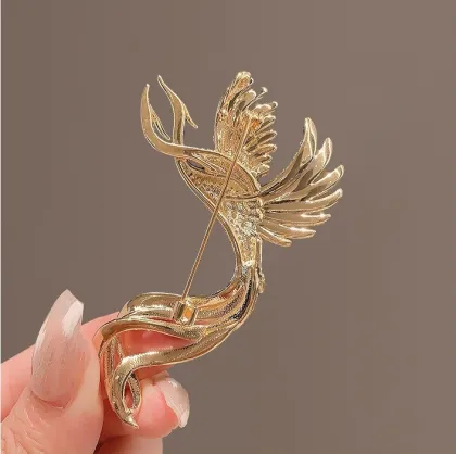 Vintage Chinese Phoenix Brooch