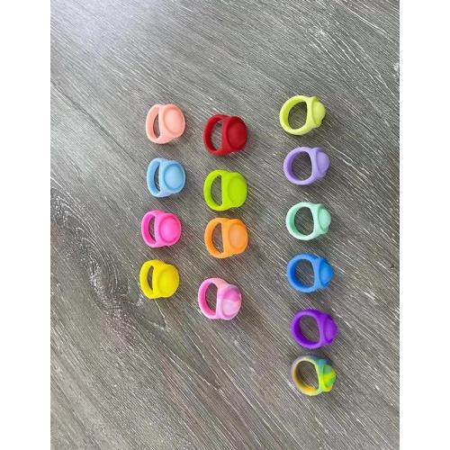 Custom Fidget Spinner Toy Silicone Finger Rings