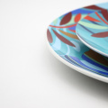 Farbige Keramik -Pasta moderne Luxus -Salatschale