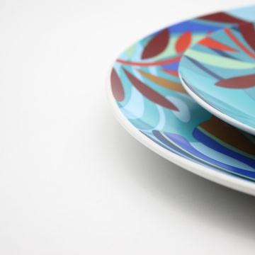 Massas de cerâmica coloridas de luxo moderno que serve salada tigela