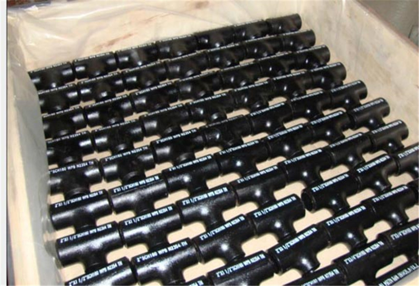 A234WPB Equal Tee black steel sch40 pipe fittings