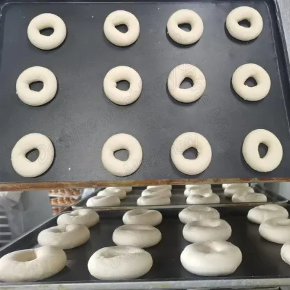 Automatic Round Donut and Bagel Bread Forming Machine for Bakery Production Lines