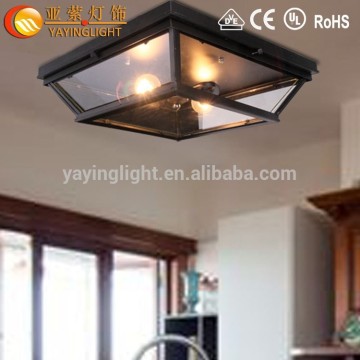 America countryside style retro industry Loft simple wooden ceiling light