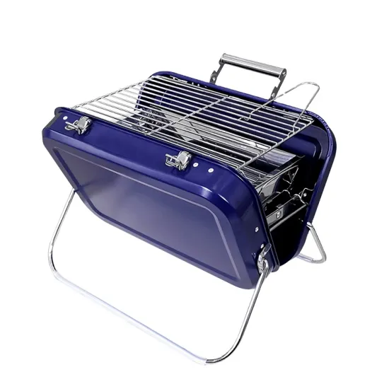 Natural stainless steel color Easily Assembled charcoal bbq grills outdoor portable bbq grills