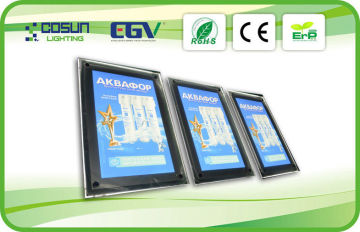 Eco-friendly Smd3528 Acrylic Crystal Slim Light Box For Airport , Double Sided