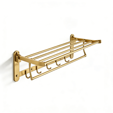 Exposed Folding Bathroom Shelf