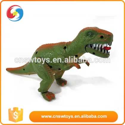 High quality cheap simulation plastic B/O wholesale dinosaur toys
