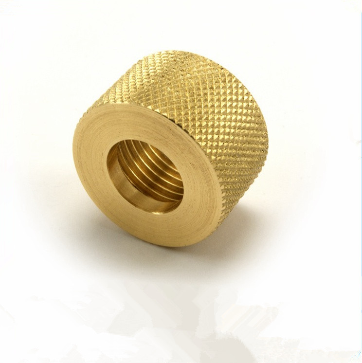 Knurled CNC Milling Machined Brass Turning Parts