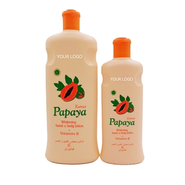 Papaya & Vitamin E Body Lotion - 300ml/600ml Moisturizer for Brightening Skin