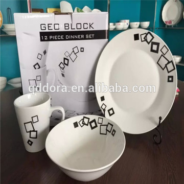 Hot new products for 2015, custom italian porcelain dinner set