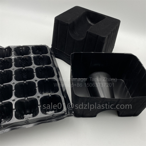 Black seedling PS tray wine tray