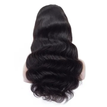 Wholesale hd lace front  wigs for black women  natural color wig lace body wave wig