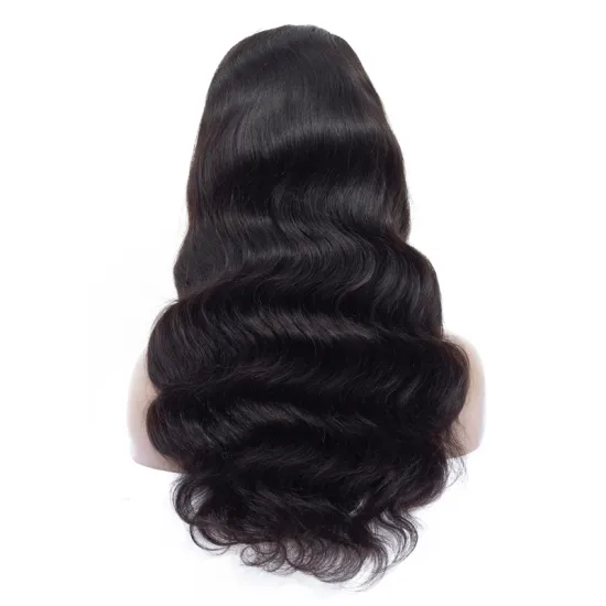 Wholesale hd lace front  wigs for black women  natural color wig lace body wave wig