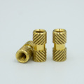 Brass Insert Knurled Hot-Melt Hot-Pressed Injection Nut