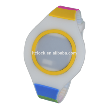 Good quality professional cheap silicon rubber lcd watch