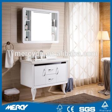 New Pvc Modern Hot Sale Bathroom Cabinet with different top options