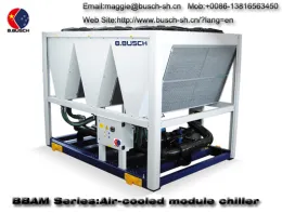 BUSCH air cooling screw chiller for coating production line