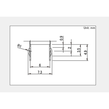 Spun series push switch