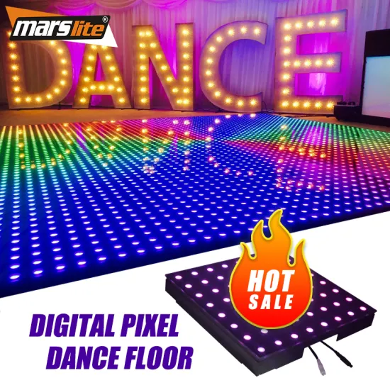 Wireless Portable Marslite LED Dance Floor: Perfect for DJ, Disco, Wedding Events