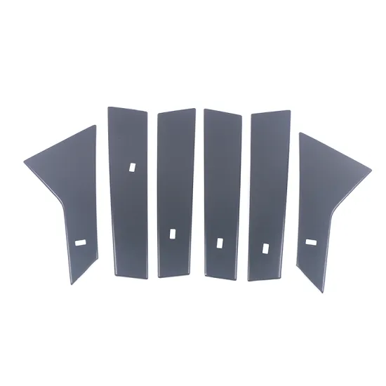 Carbon Fiber Chrome Window Trim Strips for Toyota 2022 Civic ABS Exterior