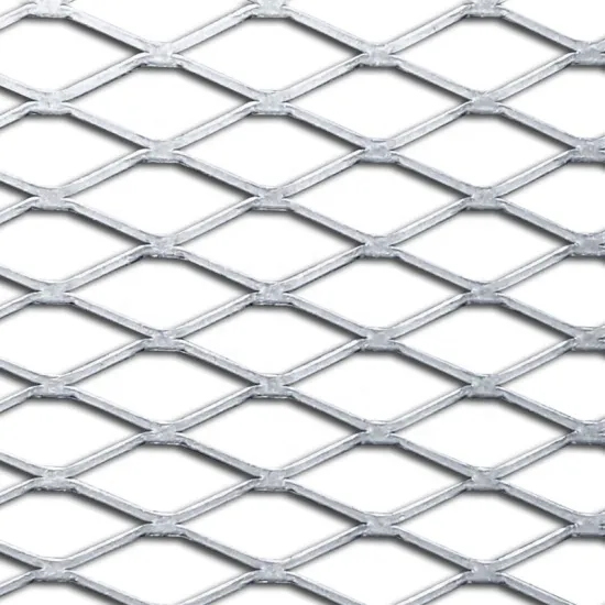 High Tensile Strength Electro Galvanized Aluminum Mesh Protected Expanded Metal Mesh