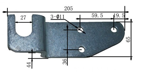  Handle Latch Hook and Hinge for Wing Truck Boy Parts