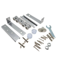 Universal aluminum alloy track wheel door accessories