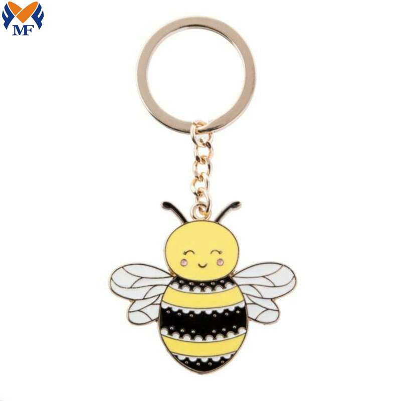 Bee Happy Keychain Jpg