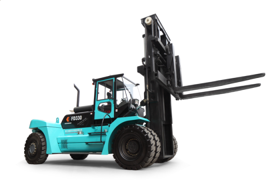 Forklift With Attachment