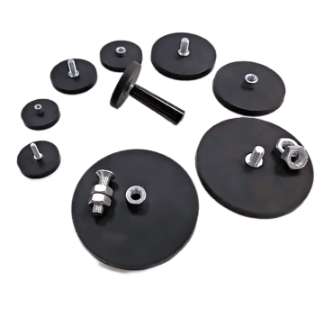 Rubber Coated NdFeB Mounting Magnets with Screw-in Pot Cup Magnets: Enhancing Adhesion and Durability in Various Applications