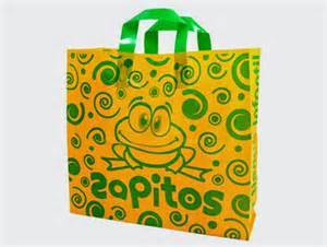 Printed plastic bags full color handle plastic bags with full printings