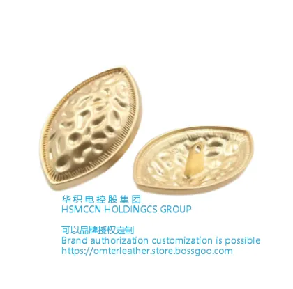 Golden leaf button rhyme the smart brushstrokes of clothing elegance