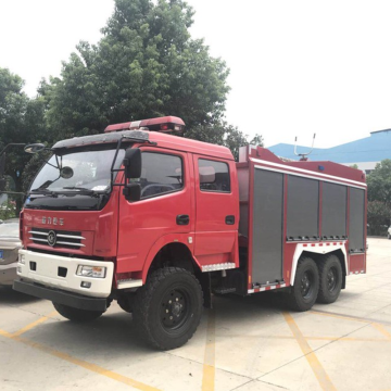 Caminhão de bombeiros florestais combinados de água em pó seco
