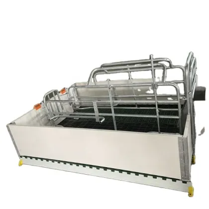 Hot Dipped Farrowing Crates with PVC Fence for Pig Raising Equipment