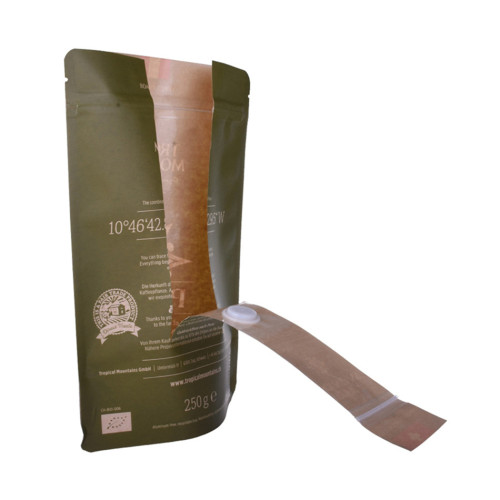 Sachet de thé biologique biodégradable PLA Stand Up Pouch