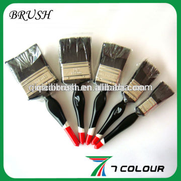 Oval bristle paint brush,professional painting brush,pure bristle long handle paint brush