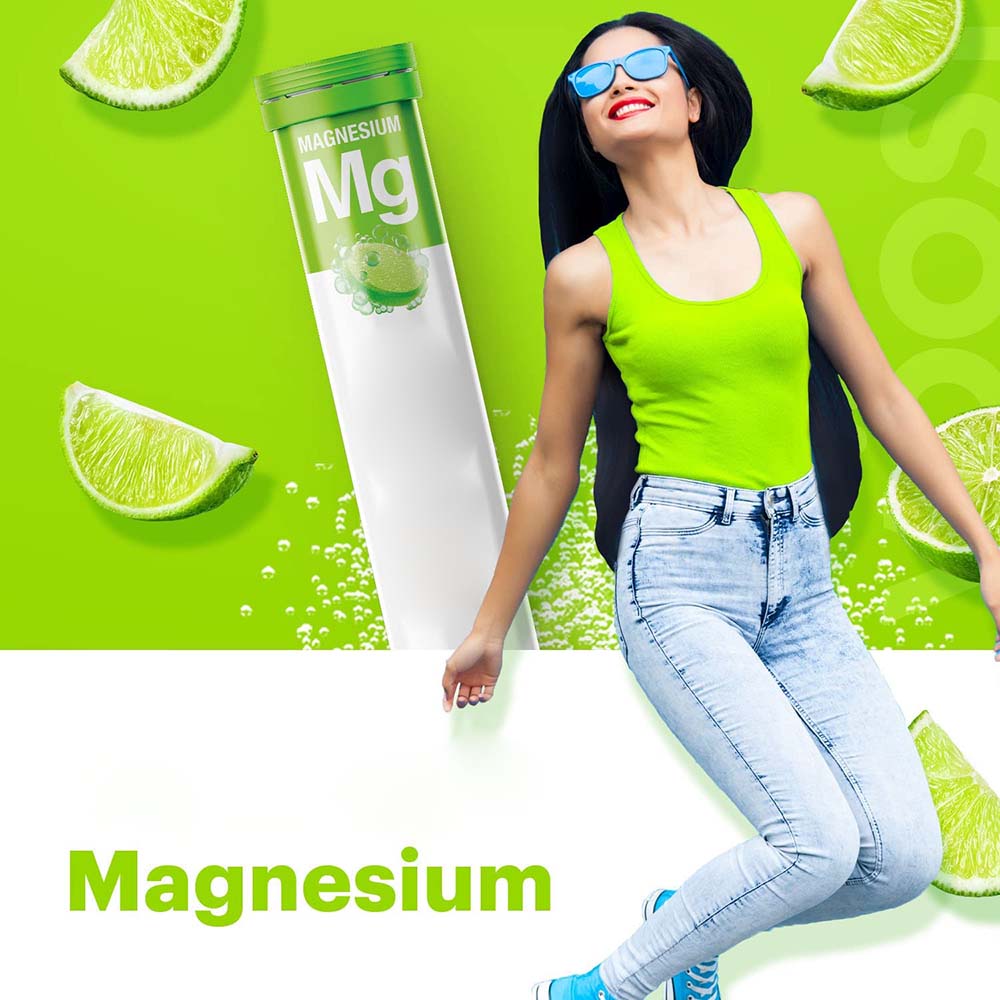 OEM/ODM Multi Mineral Magnesium effervescent tablet Dietary Supplement Magnesium Effervescent tablet