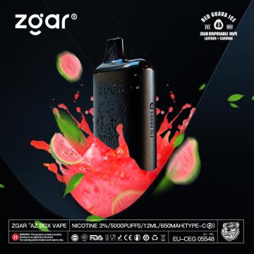 Dispositivo desechable de cigarrillos electrónicos de zgar