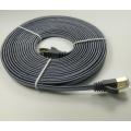 Cat7 plat nylon gevlochten met RJ45 Lan-draad