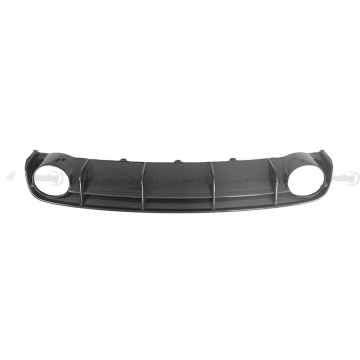 MTN Style Carbon Fiber Car Rear Diffuser for Audi RS6 C7 2013-2018