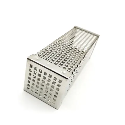 Food Grade BBQ Grilled Pipe 304 Stainless Steel Fruit Wood Meat Smoke Pipe - Manufacturers Stock