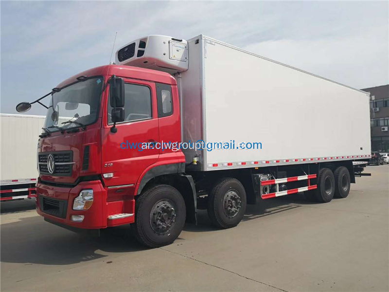 Dongfeng 8x4 Road Condition ثلاجة برادات بارد