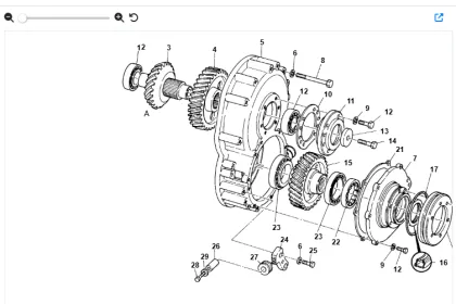 Imported D7H reducer 8P-8974