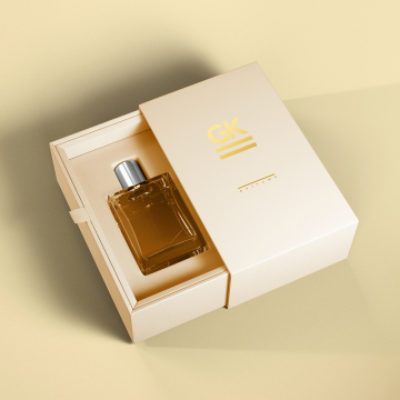 Custom Luxury Unique Pull-Out Paper Gift Box Design for Perfume Packaging