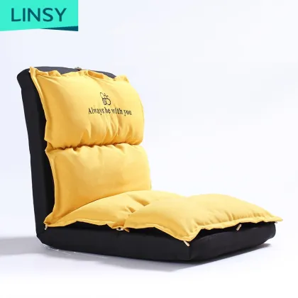 Linsy Yellow Fabric High Quality Lifestyle Sofa Bed