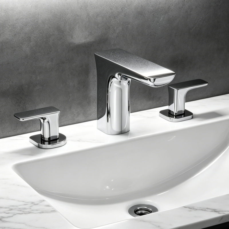 three hole basin taps