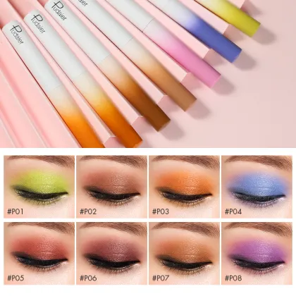 Pudaier Matte Eyeshadow Cream - 8 Colors Long Lasting Waterproof Liquid Eyeshadow