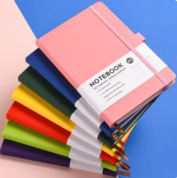 Wholesale Luxury Custom Logo A5 Leather Hardcover Notebooks for School